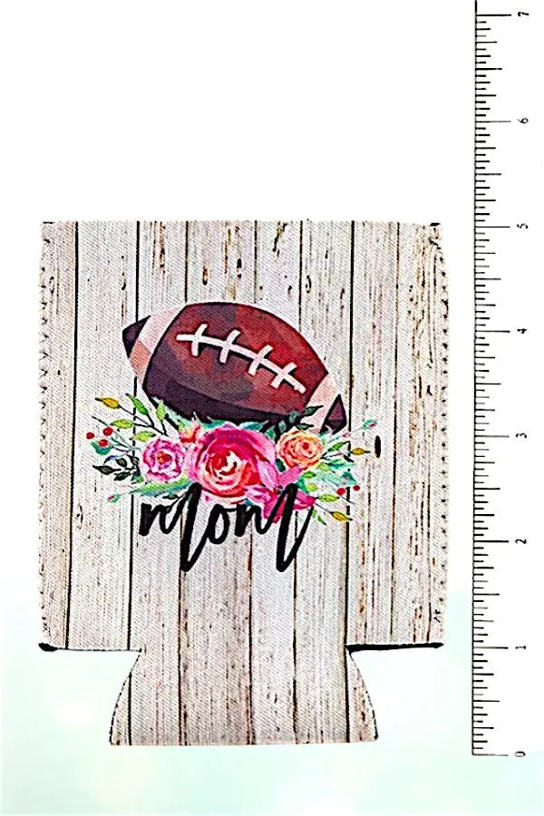 FOOTBALL MOM PRINT CUP SLEEVE - SweetShine c.o.c.