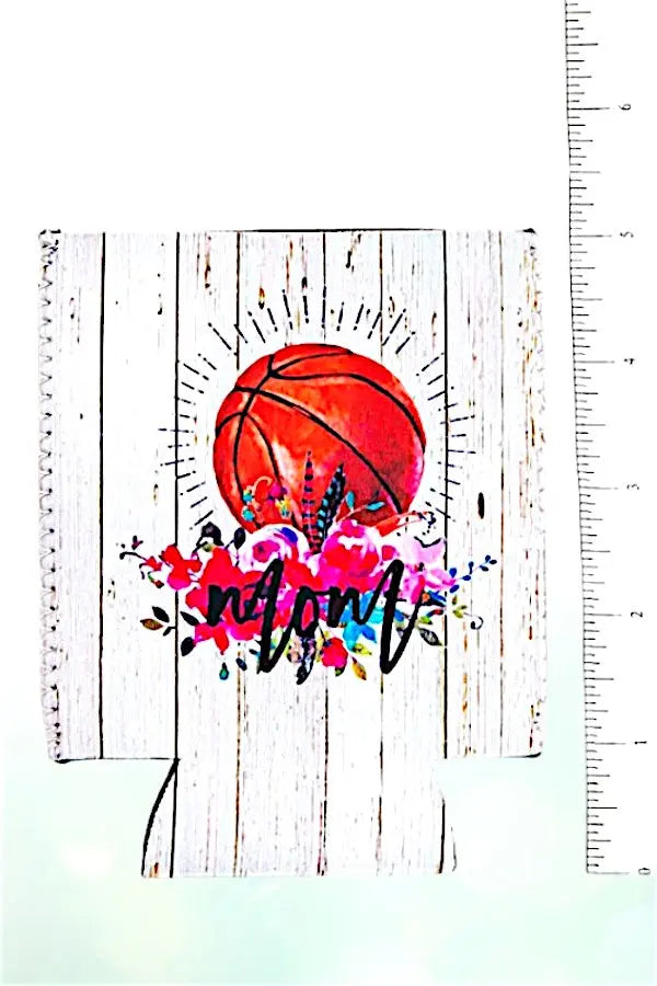 BASKETBALL MOM PRINT DRINK SLEEVE - SweetShine c.o.c.