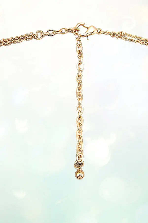 MULTI CROSS DANGLE LAYERED NECKLACE - SweetShine c.o.c.