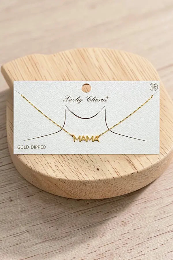 MAMA PENDANT NECKLACE - SweetShine c.o.c.