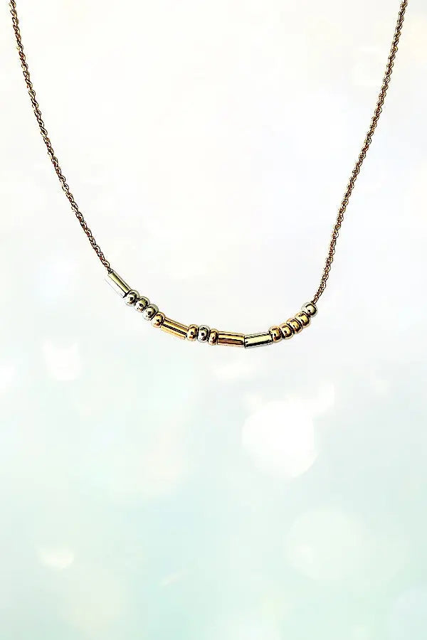 BREATHE MORSE CODE PENDANT NECKLACE AB-SS