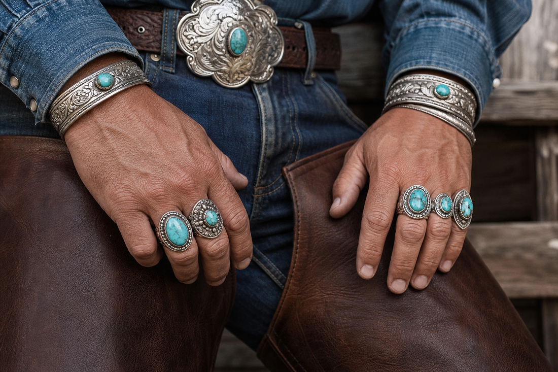 Bold Western Statement Rings: How to Style Cowboy Cuff Jewelry