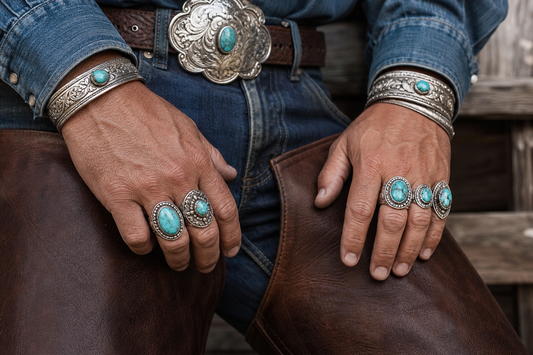 Bold Western Statement Rings: How to Style Cowboy Cuff Jewelry
