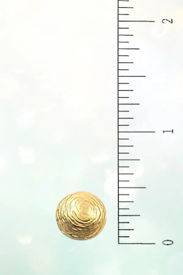 ETCHED HALF SPHERE POST EARRING - SweetShine c.o.c. 