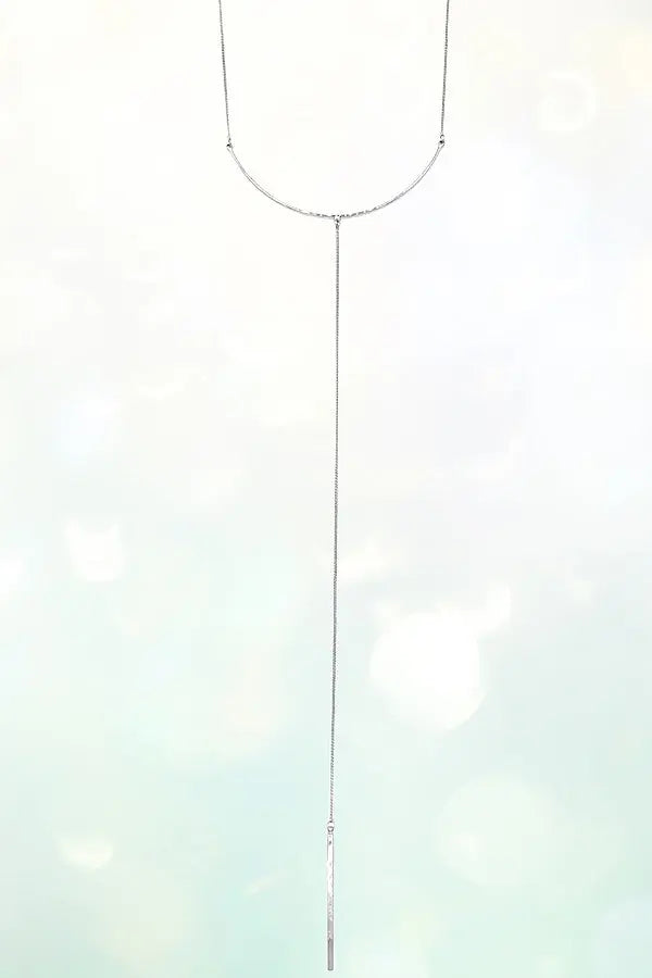 CURVED PENDANT Y NECKLACE - SweetShine c.o.c. 
