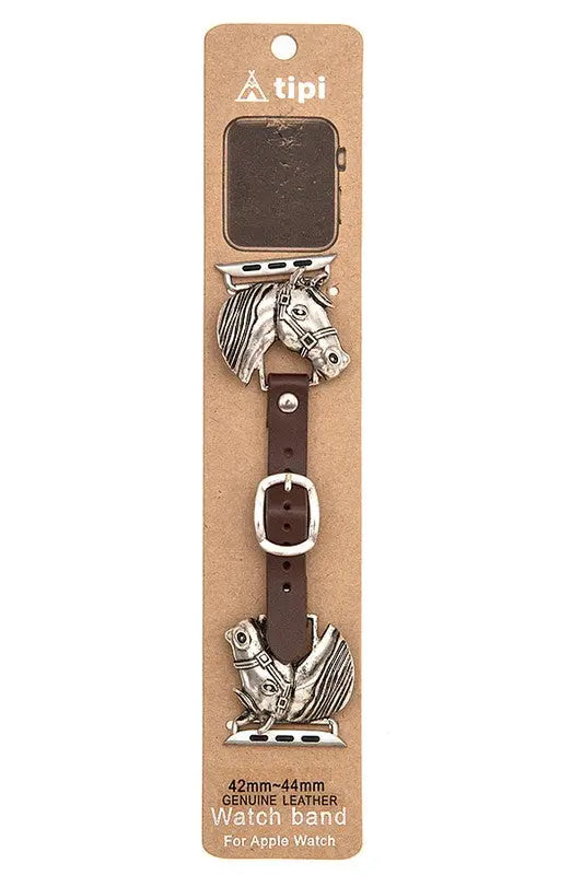 ETCHED HORSE BUCKLE WATCH BAND - SweetShine c.o.c. SweetShine c.o.c.