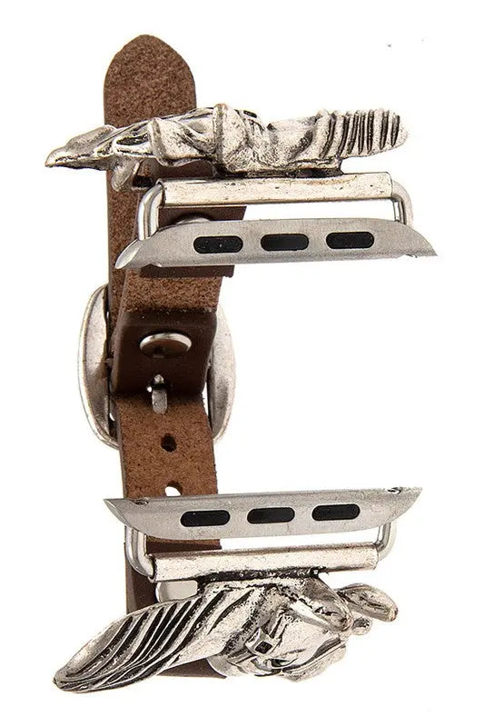 ETCHED HORSE BUCKLE WATCH BAND - SweetShine c.o.c. 