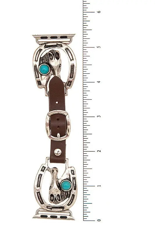 HORSE HEAD ETCHED WATCH BAND - SweetShine c.o.c. SweetShine c.o.c.