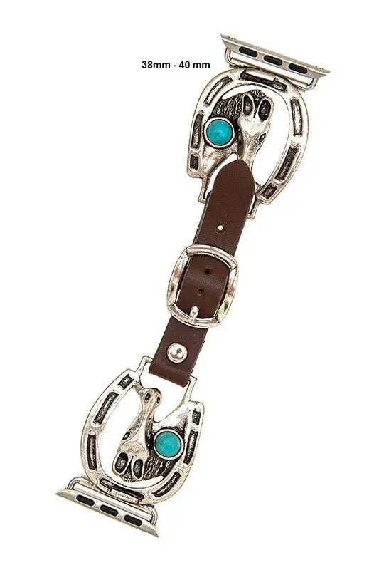 HORSE HEAD ETCHED WATCH BAND - SweetShine c.o.c. SweetShine c.o.c.