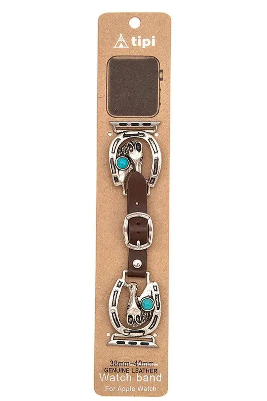 HORSE HEAD ETCHED WATCH BAND - SweetShine c.o.c. SweetShine c.o.c.