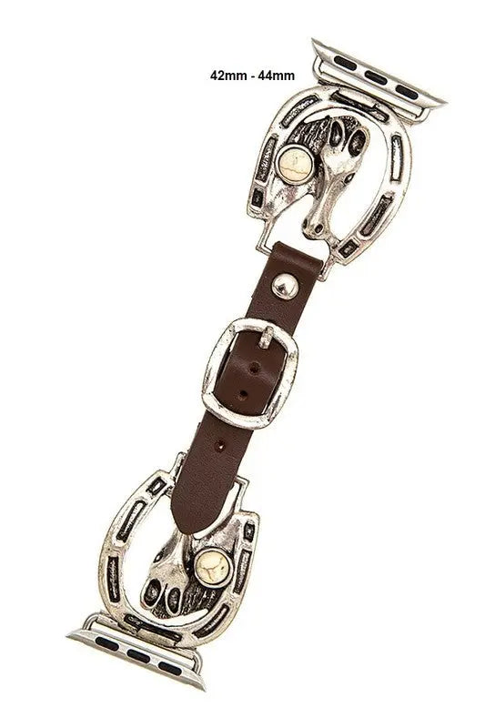 HORSE HEAD ETCHED WATCH BAND - SweetShine c.o.c. SweetShine c.o.c.