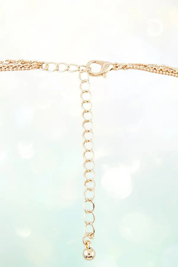 LAYERED CHAIN CHARMING HEART PENDANT NECKLACE - SweetShine c.o.c. 