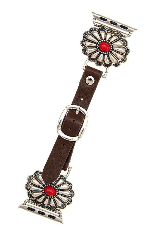 OVAL ETCHED GEM WATCH BAND  38mm - 40mm