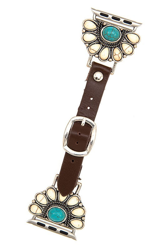 SEMI FLORAL GEM WATCH BAND 38mm - 40mm