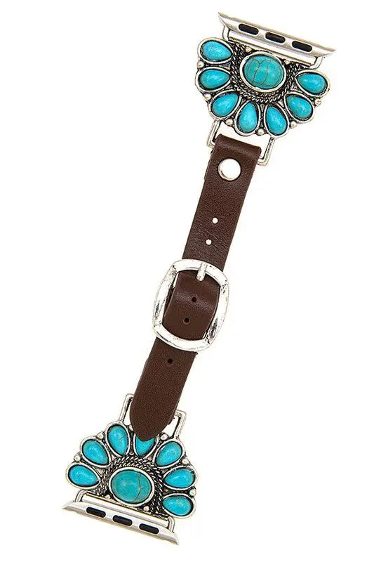 SEMI FLORAL GEM WATCH BAND 38mm - 40mm - SweetShine c.o.c. 