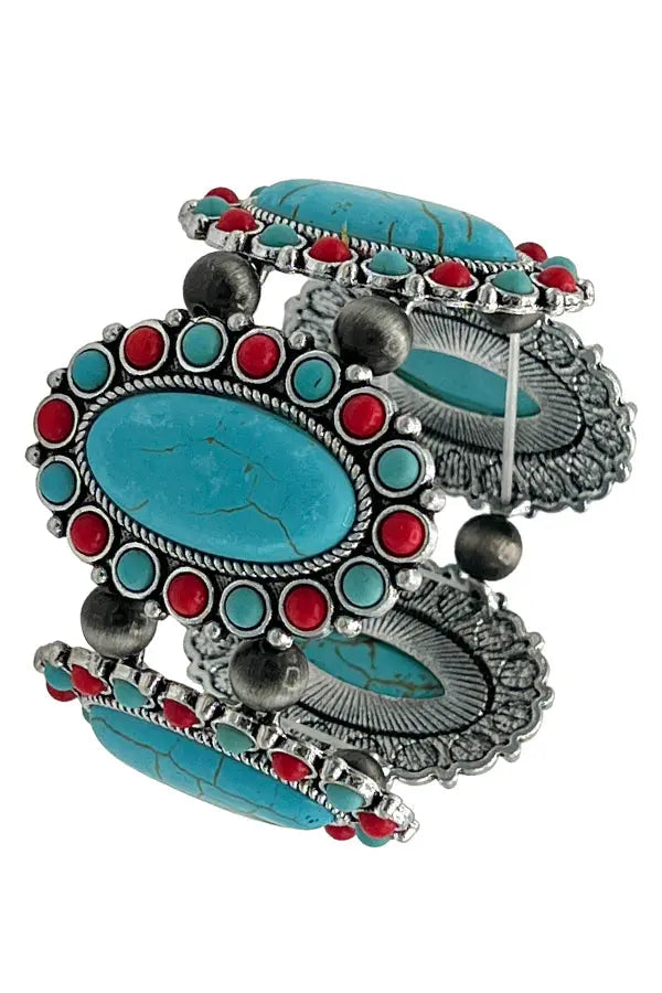Round Gem Oval Stetch Bracelet - SweetShine c.o.c. 