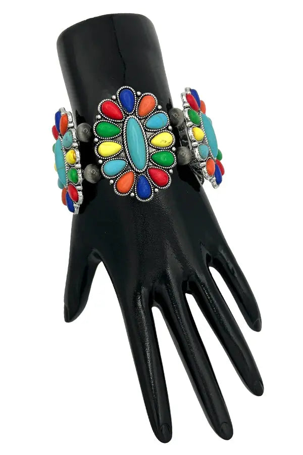 Oval Gemstone Stretch Bracelet - SweetShine c.o.c. 