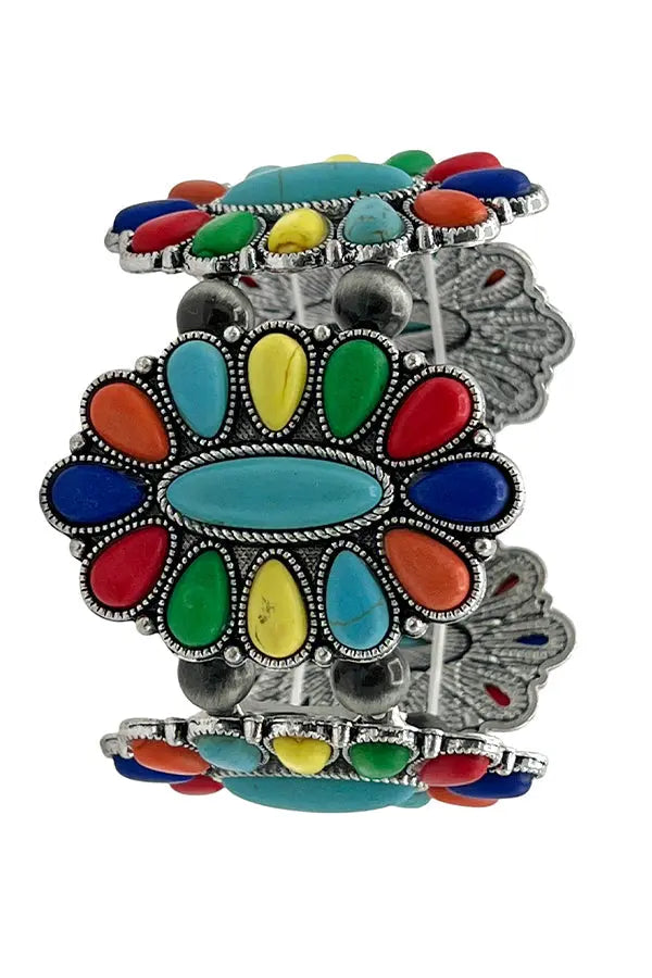 Oval Gemstone Stretch Bracelet - SweetShine c.o.c. 