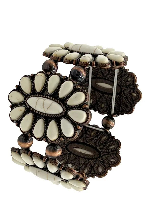 Oval Gemstone Stretch Bracelet - SweetShine c.o.c. 