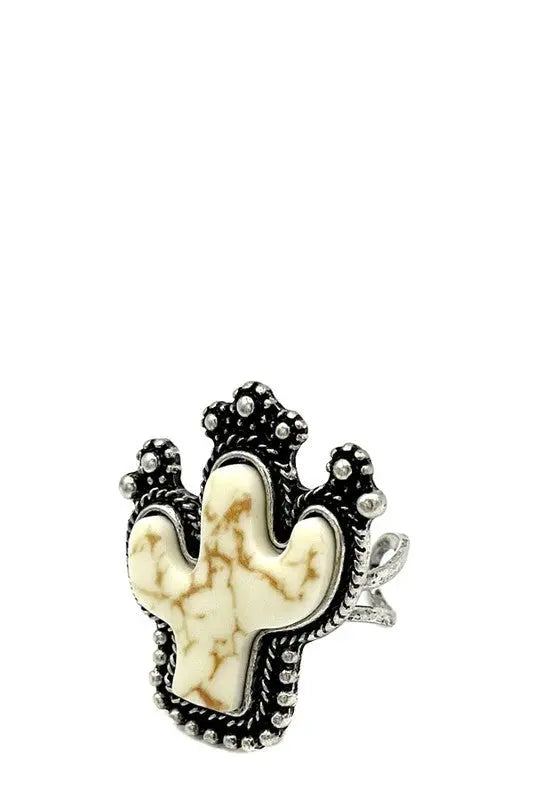 Cactus Gem Framed Ring - SweetShine c.o.c. 