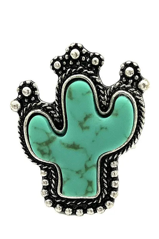 Cactus Gem Framed Ring - SweetShine c.o.c. 