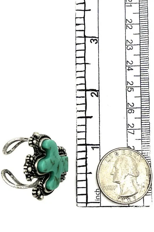 Cactus Gem Framed Ring - SweetShine c.o.c. 