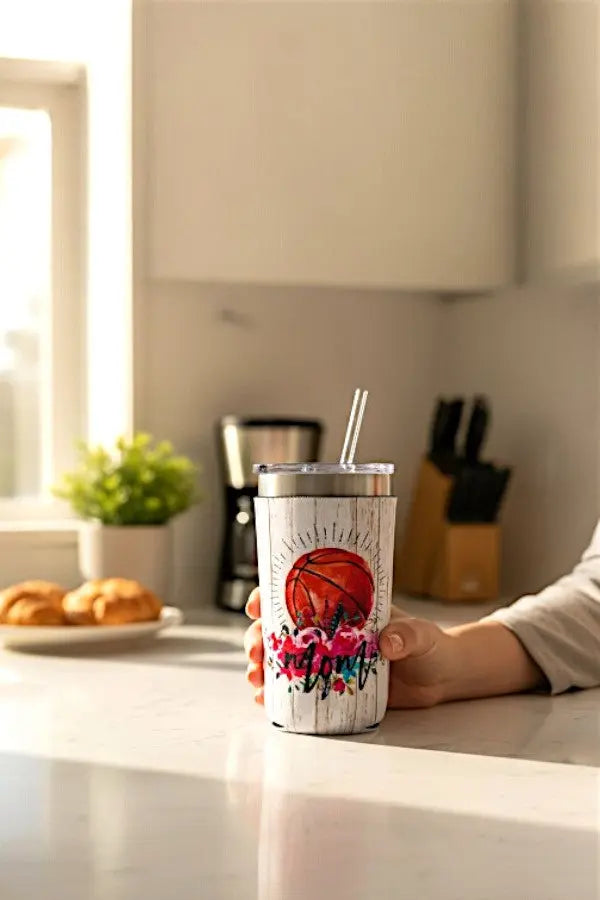 BASKETBALL MOM PRINT DRINK SLEEVE - SweetShine c.o.c. 
