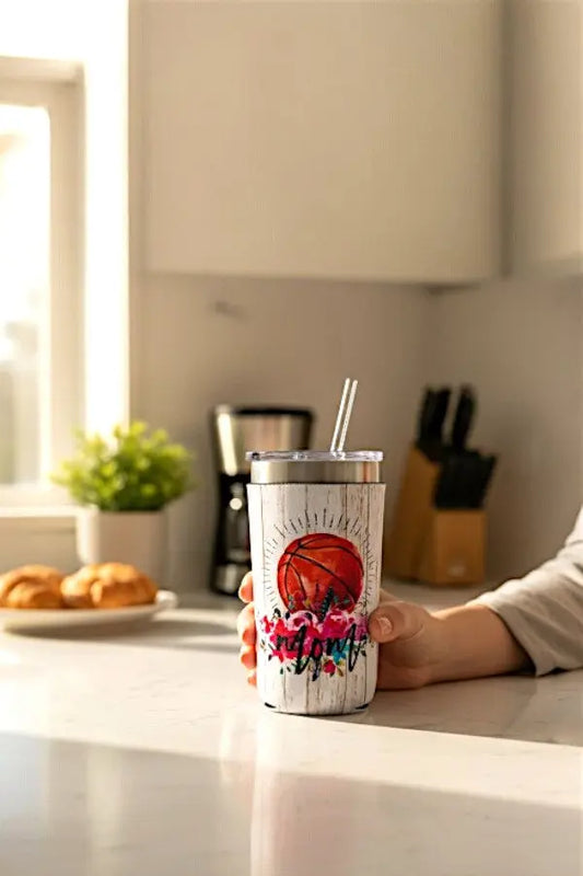 BASKETBALL MOM PRINT DRINK SLEEVE - SweetShine c.o.c. 