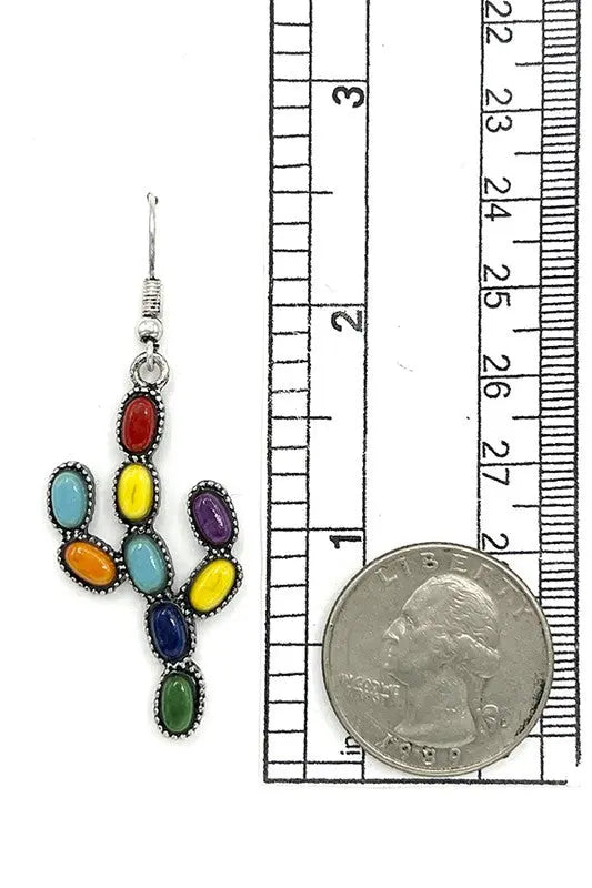 Gem Cactus Dangle Earring - SweetShine c.o.c. 