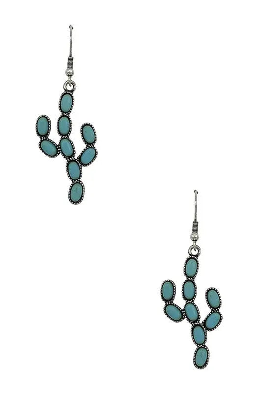 Gem Cactus Dangle Earring - SweetShine c.o.c. 