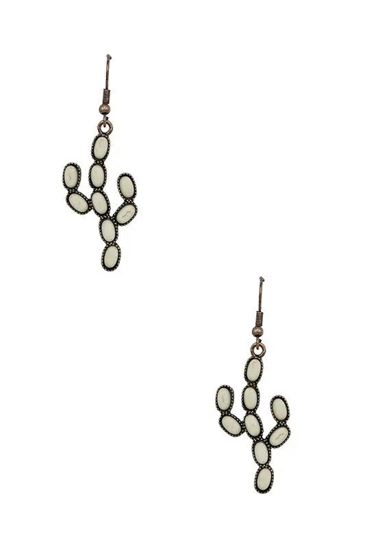 Gem Cactus Dangle Earring - SweetShine c.o.c. 