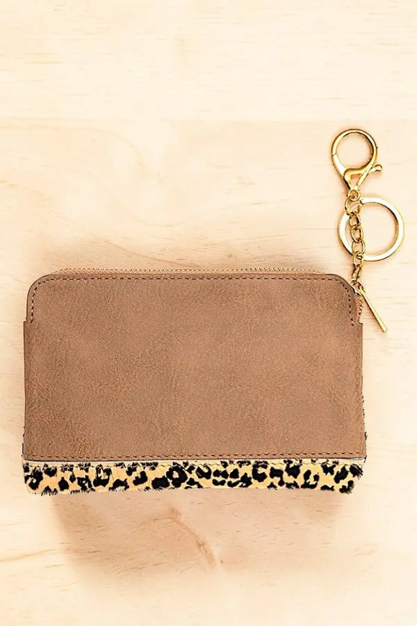 MAMA ANIMAL PRINT MINI WALLET POUCH KEYCHAIN - SweetShine c.o.c. 