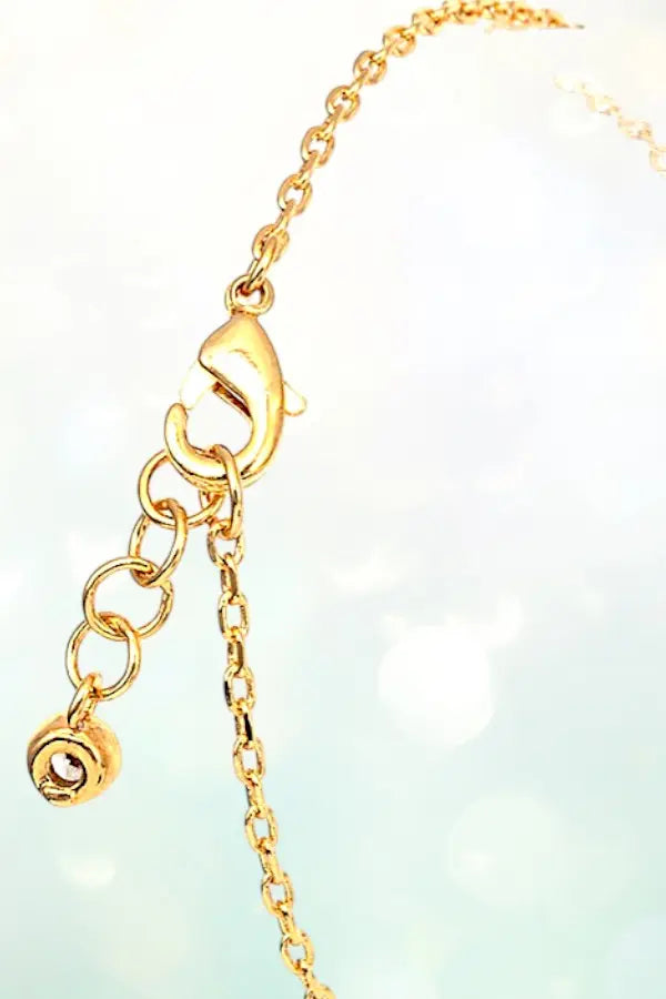 CZ STONE PAVE MAMA LINK CHAIN BRACELET - SweetShine c.o.c. 