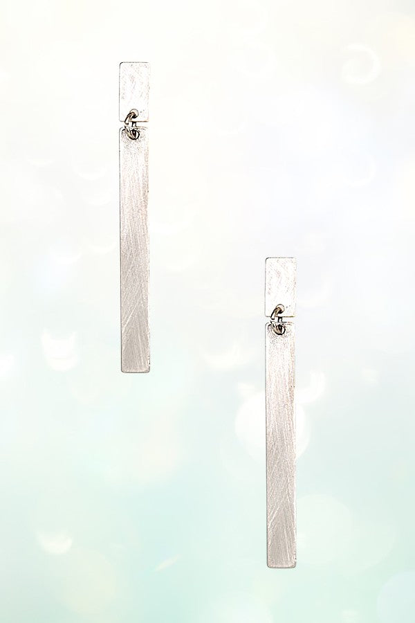 BAR DROP POST EARRING