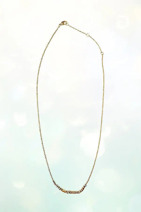 BREATHE MORSE CODE PENDANT NECKLACE AB-SS