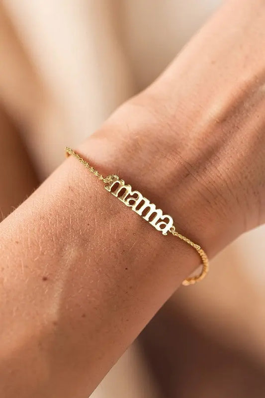 MAMA CHARM LINK CHAIN BRACELET - SweetShine c.o.c. 