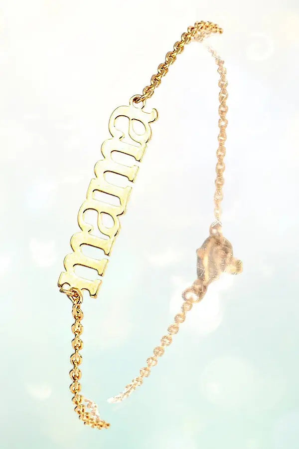 MAMA CHARM LINK CHAIN BRACELET - SweetShine c.o.c. 