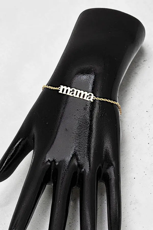 MAMA CHARM LINK CHAIN BRACELET - SweetShine c.o.c. 