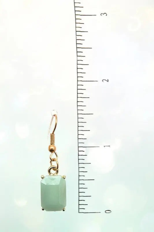 FACETED STONES ROPE AND CHAIN LINKED BIB NECKLACE AND GEM DANGLE EARRING SET - SweetShine c.o.c. 