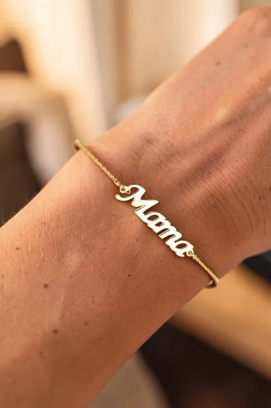 MAMA CHARM LINK CHAIN BRACELET - SweetShine c.o.c. 