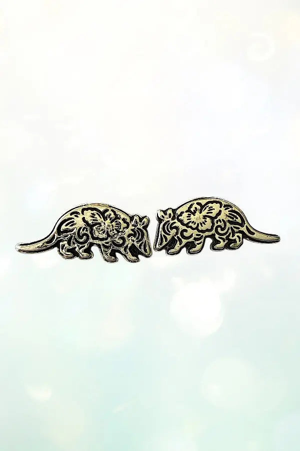 WESTERN ETCHED FARM ANIMAL 3 PAIR STUD EARRING SET - SweetShine c.o.c. 