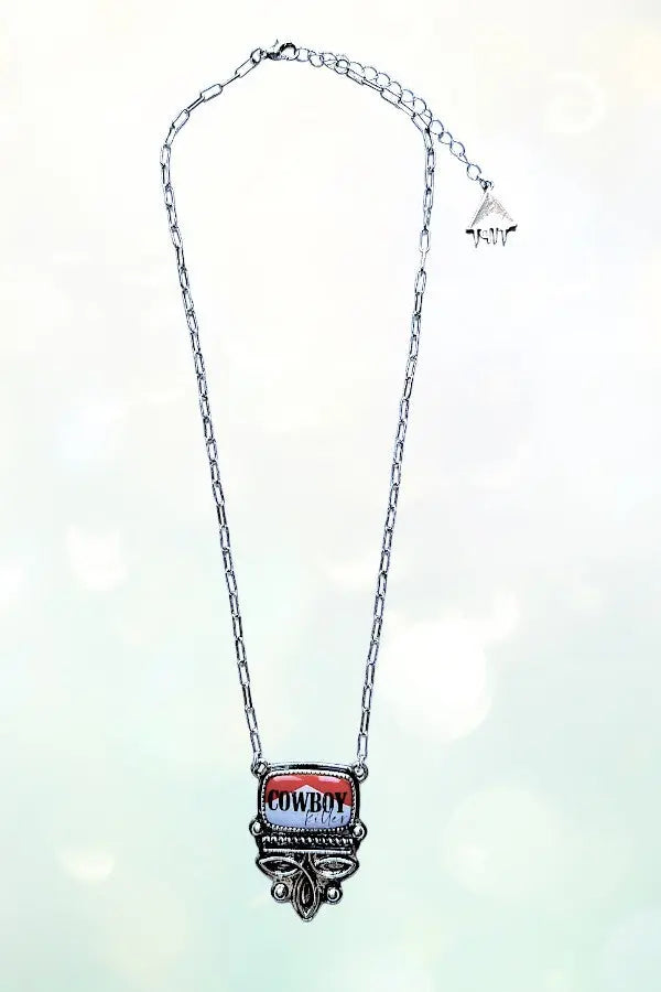 WESTERN COWBOY KILLER BOOT STITCH PENDANT CHAIN NECKLACE - SweetShine c.o.c. 