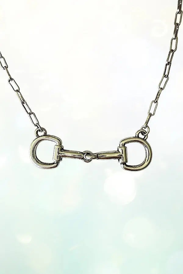 WESTERN SNAFFLE BIT CHAIN NECKLACE - SweetShine c.o.c. 