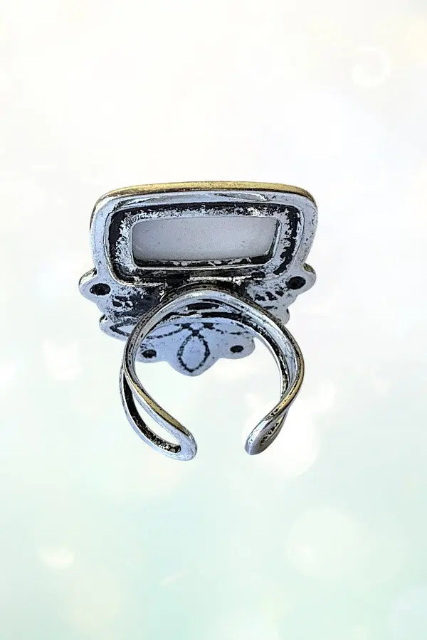 WESTERN VINTAGE LOOK COWBOY KILLER BOOT STITCH CUFF RING - SweetShine c.o.c. 